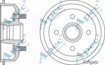 APEC BRAKING drm9123 -  Тормозной барабан